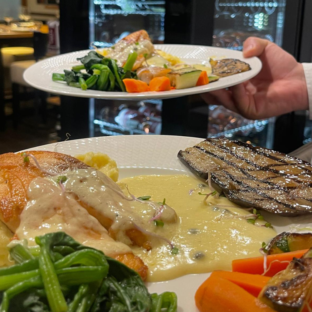 Mediterrane Speise bei Olivio & Scampino